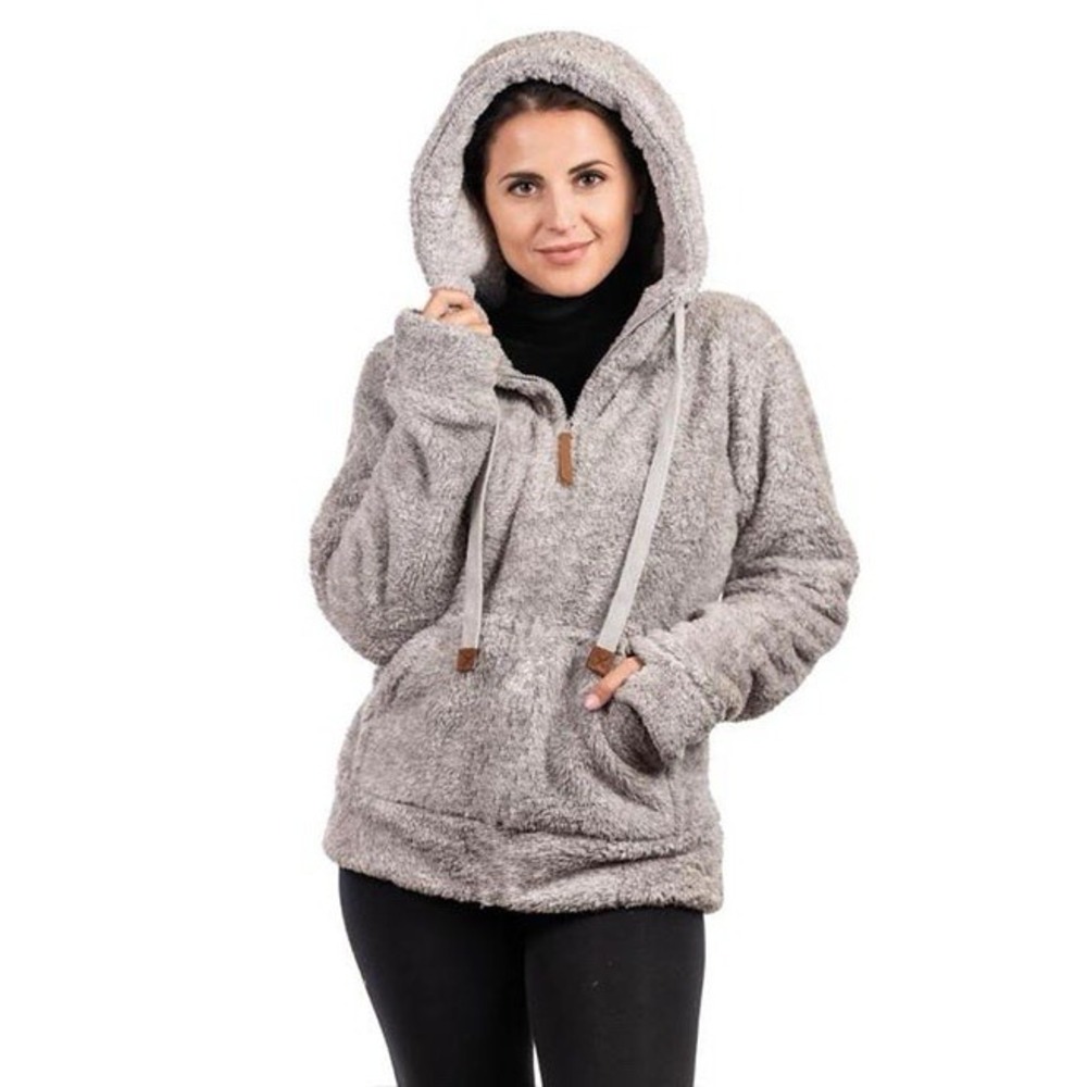 Trail Crest Sherpa Soft Fleece Women's‎ Pullover Shirt Sweatshirt NWT L